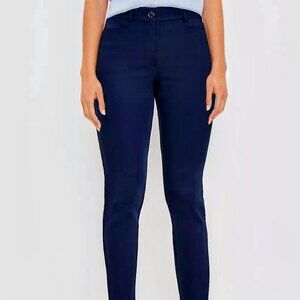 The Loft Navy slim fit trousers